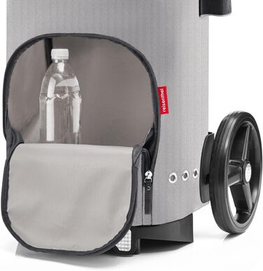 Набір Reisenthel Citycruiser (стійка + сумка) Herringbone Grey - практичний покупочний візок з великими відділеннями