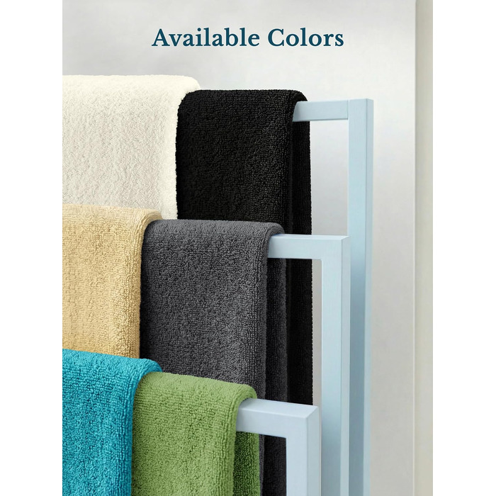 Набір білих банних рушників Utopia Towels (4 шт.), 100% бавовна, преміум якість 600 г/м², гігроскопічні та м'які рушники для ванної