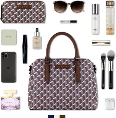 Сумка жіноча Bugatti Ella середнього розміру, штучна шкіра (Oyard) - боулінг