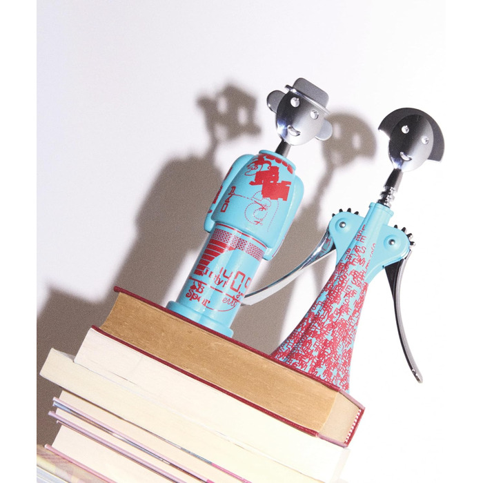 Штопор Alessi Alessandro M. Liquid AM23A 31, дизайнерський, багатоколірний, фосфоресцентний, з хромованого AlkiPaper® та цинку Zamak