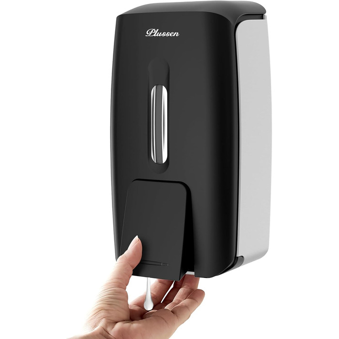 Настінний диспенсер для рідкого мила (9088) - чорний