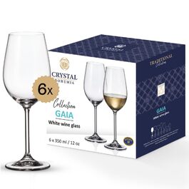 Набір келихів для пива Crystal Bohemia Biergläser 6 шт, 380 мл, кришталь, міцні, для посудомийної машини - ідеальний подарунок