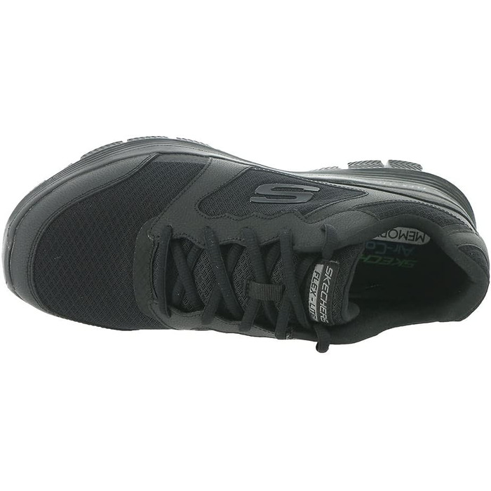 Чоловічі кросівки Skechers Flex Advantage 4.0 - чорні, шкіра, сітка, PU оздоблення