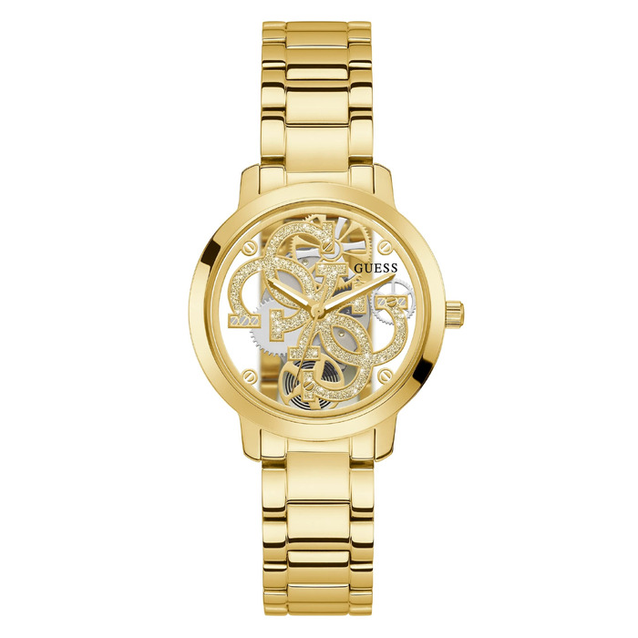 Жіночий годинник Guess Analog Quarz 32019894 золотого кольору, унісекс