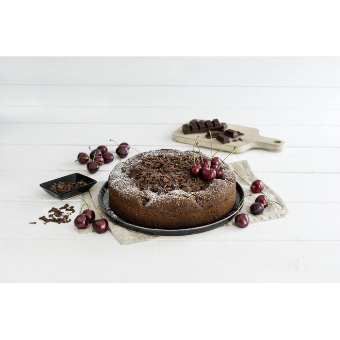 Форма для випічки Zenker Springform Ø 24 см з двома днами, з антипригарним покриттям, для сапкових тортів та пирогів, 1 шт.