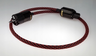 Кабель живлення Cross-Tech Red у обплетенні, 5 м