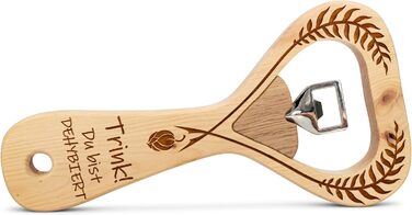 sagl.tirol® XXL Bottle Opener made of Swiss Pine Wood – with engraving 