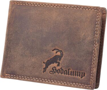 Hodalump Genuine Leather Wallet • Wallet for Women and Men with RFID Protection • Cardholder with Coin Pocket