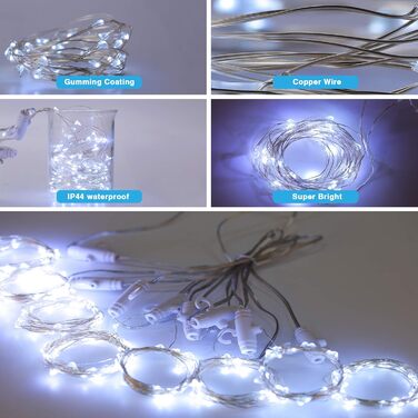 Льодогенератор 3Mx3M 300 LED, USB, з пультом та таймером, для декору приміщень, водонепроникний, білий