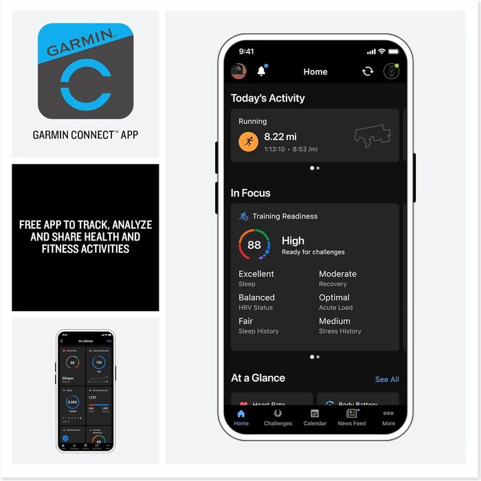 Garmin Forerunner 570: GPS-годинник для бігу та триатлону, AMOLED, 47 мм, сірий