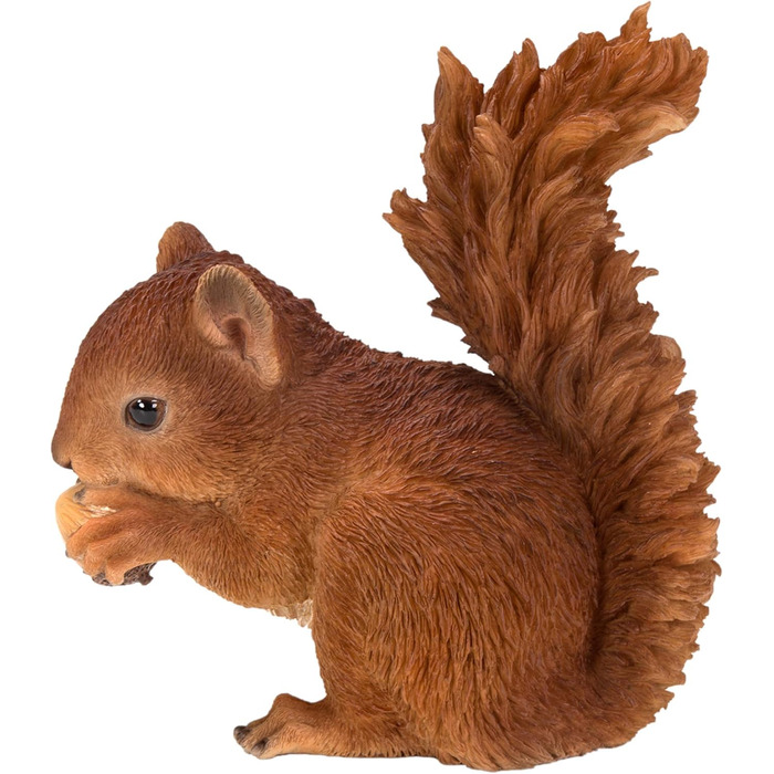 Vivid Arts Real Life Baby Squirrel Resin Indoor or Outdoor Decoration XRL-RS01-F