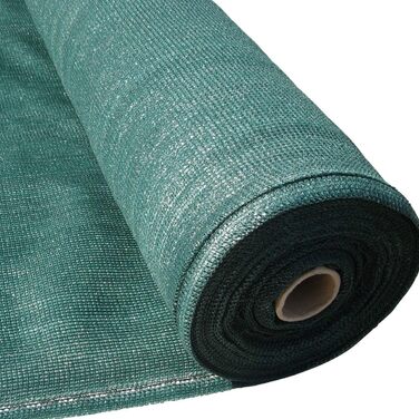 Masgard® Shade Fabric 150 g/m² Various Sizes (Shading Factor approx. 90%) Sun Protection Privacy Screen Wind Protection Fence Screen (1.80 m x 10.00 m = 18 m² (folded), Green)