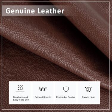 Сумка жіноча шкіряна Befen, шопер середнього розміру з ручками та 2 ремінцями через плече, колір кава