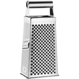 Тёрка кухонна WMF Gourmet Vierkantreibe, нержавіюча сталь, 4 поверхні, 8 x 24 см, Cromargan, для картоплі та овочів, придатна для миття в посудомийній машині