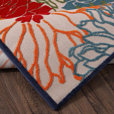 Килимок для дому та вулиці Impression Outdoor - вологостійкий, 80 x 150 см, червоний