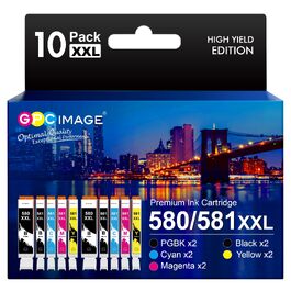 Картриджі для принтера Canon 580 XXL та 581 XXL (сумісні), для Canon PIXMA TR8550