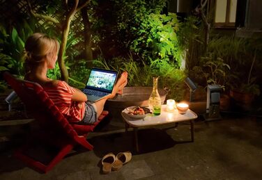 LEDVANCE Smart Plug - Розумна мережева розетка з трьома роз'ємами та USB, WiFi-повторювач, для вулиці, керування через додаток, Alexa, Google