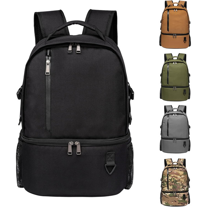 28L Insulated Cooler Backpack - Double Layer Small Thermal Backpack for Camping, Picnic, and Travel