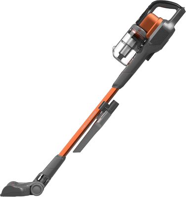 Бездротовий акумуляторний пилосос Black+Decker 4в1 BHFEV182C (18V, 2.0Ah) з електрощіткою, для підлоги та ручного використання, з насадкою для щілин, акумулятор та зарядний пристрій в комплекті