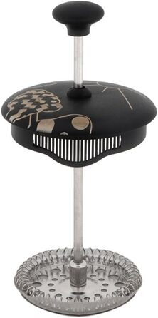 French Press Any Morning: кавоварка френч-прес з нержавіючої сталі та скла, 600/350 мл