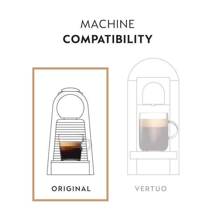 Кава Nespresso Original Arpeggio, темне обсмаження, 100 капсул (50 шт.) | Оригінальна сумісність