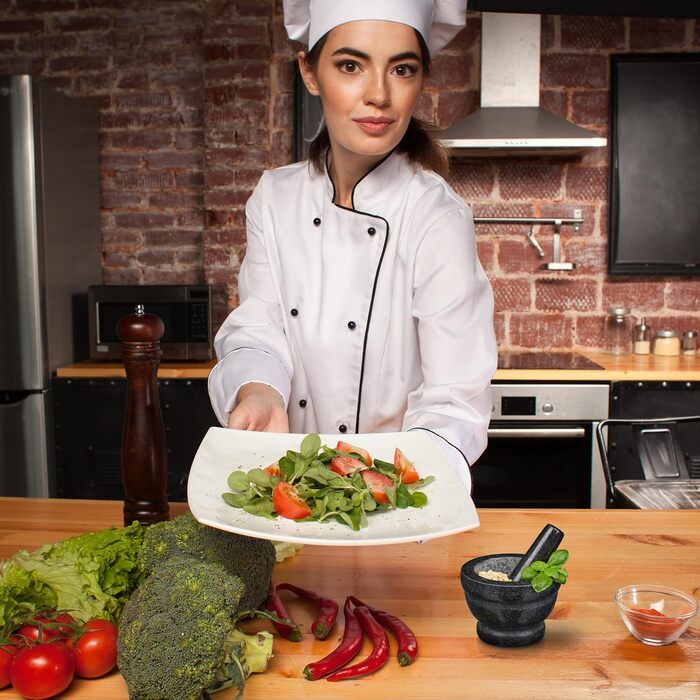 Морська гармата Relaxdays з пестиком, сірого кольору, 14 см, 400 мл - для спецій та трав