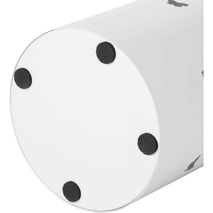 Підставка для парасоль під SONGMICS, металева, кругла, біла, з водозбірником, 49 x 19,5 см