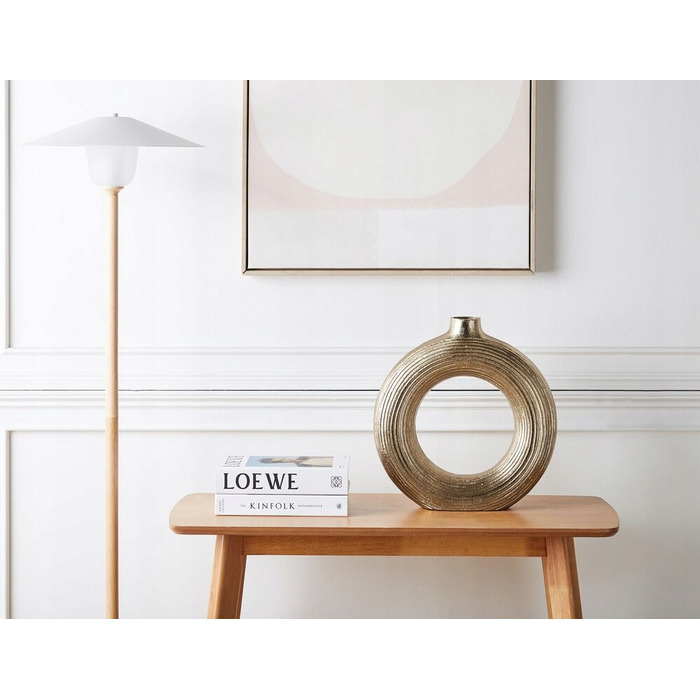 Декоративна ваза COMAL Metal, 40 см, золотиста