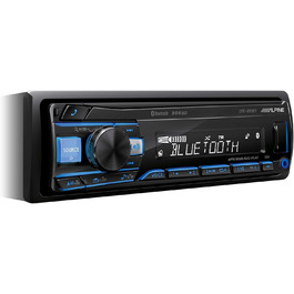 Alpine Electronics UTE-200BT автомобільна магнітола Bluetooth 1DIN, чорна, RGB-підсвітка