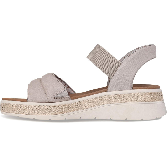 Кросівки жіночі Skechers Bobs Sun Ray Step Aside 39 EU бежеві текстильні