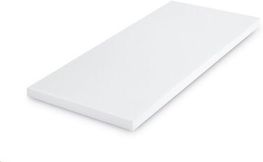 MSS e.K. Soft Mattress Topper with Cover - 80 cm x 200 cm x 5 cm