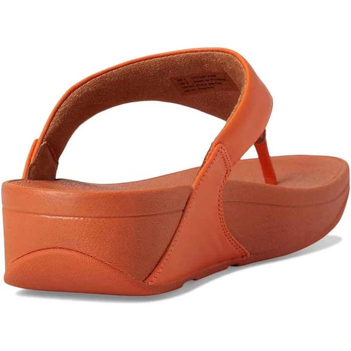 Сандалії жіночі Fitflop Lulu з шкіри, з підтримкою пальців, помаранчевий (37 EU)
