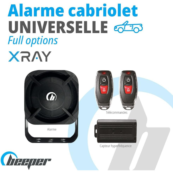 Універсальна сигналізація для кабріолета BEEPER XR5CAB