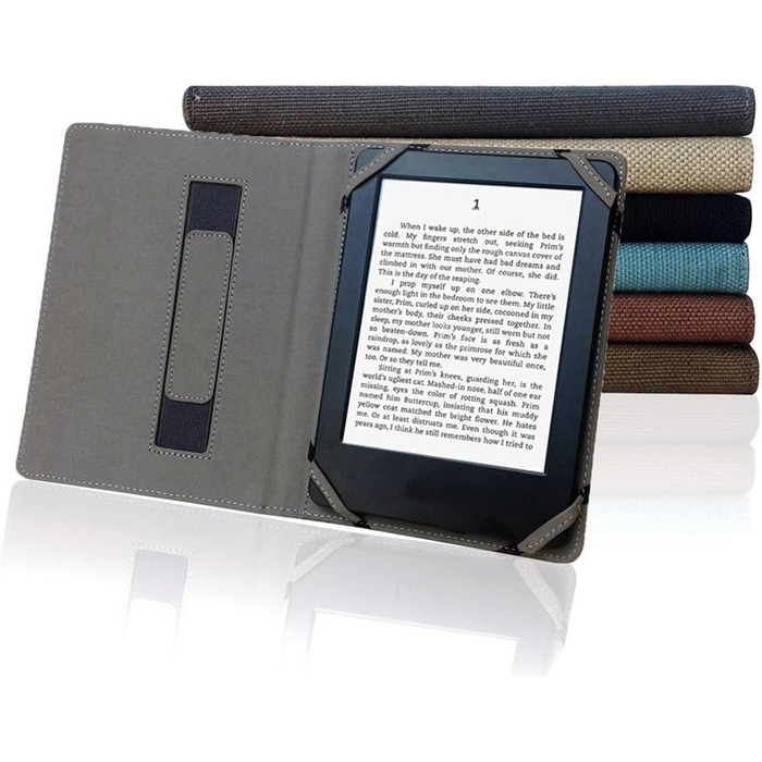 Захисний чохол з натурального льону для eBook Reader 6 дюймів, універсальний, Enjoy-Unique (Sony/Kobo/Tolino/Pocketbook)