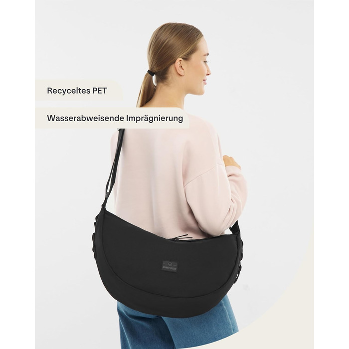 Сумка через плече Johnny Urban Ally Medium Сіра (10л) - Водовідштовхувальна Moon Bag для жінок та чоловіків