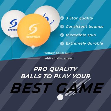 Portable Table Tennis Set with Paddles & Balls - Indoor/Outdoor Ping Pong Set