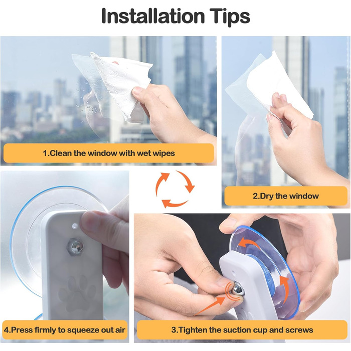 Кішка ліжко на стіл Odoland - 360° обертання та регулювання висоти, м'яка гамак для котів з 2 знімними чохлами, місце для сну для дому/офісу - підходить для цілорічного використання (сірий), для лежання на підвіконі