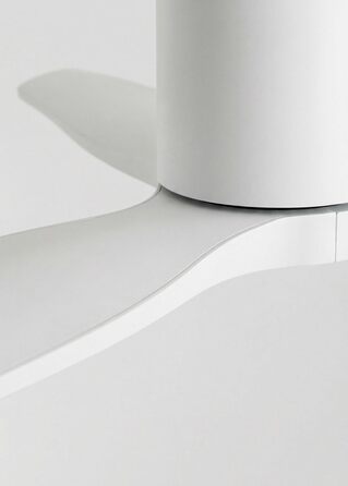 Стелянка-вентилятор Windcalm S з ABS корпусом, освітленням та пультом керування, 40W, тихий, Ø112cm, 6 швидкостей, 3 LED-температури, таймер, літньо-зимовий режим (білий, без освітлення + контролер)