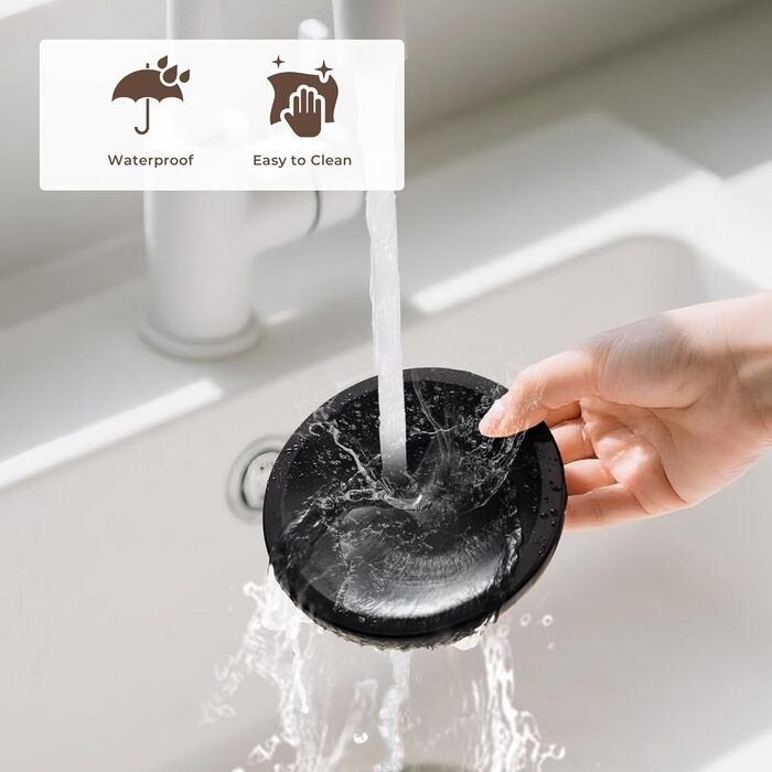 WORHE Миска для мила з мармуру, овальна, стійка до подряпин, для кухні, ванної кімнати, душу, мийки