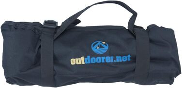 Outdoorer Tent Accessories Set incl. mallet, sand pegs, aluminum pegs, screw pegs, ground sheet pegs, and more.