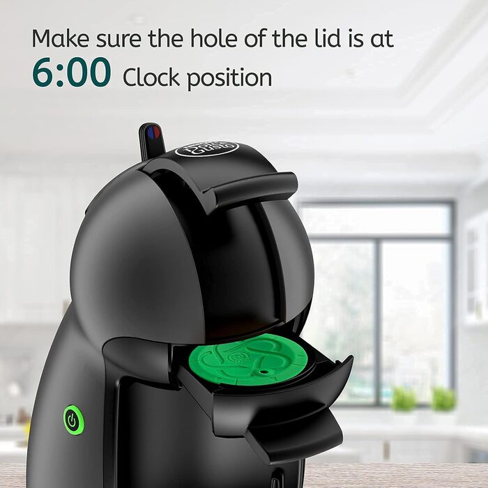 Багаторазова капсула для кави Dolce Gusto, нержавіюча сталь, силіконова кришка, для ресторанів, офісу, дому