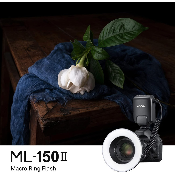 Godox ML-150 II – кільцева світлодіодна лампа для макрозйомки