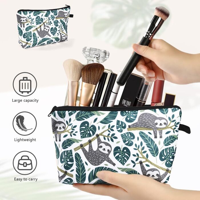 Набір косметичних сумок з тканнини, 4 шт. – для подорожей, макіяжу, косметики. Органайзер для косметики, різнокольоровий.