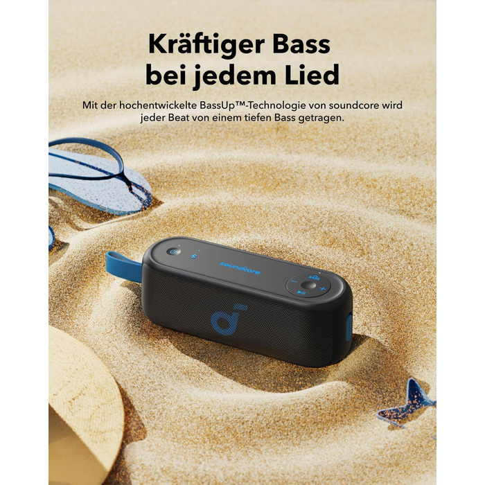Soundcore Select 3: Портативна Bluetooth колонка з потужним звуком, BassUp™ та IPX7 захистом
