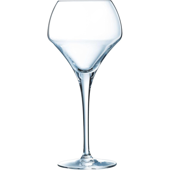 Chef & Sommelier Open Up - Wine Glass 37cl - Set of 6 - Made of Krysta Crystal Glass - Reinforced Packaging - Shine, Transparency and High Durability, Clear