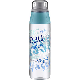 alfi Tritan Water Bottle, BPA-Free, 700ml, tritanBottle Coral, Leak-Proof, Carbonated Drink Safe, Dishwasher Safe, 5495.110.070 Bottle for Togo, School, Sports, Hiking, Leisure (Water Blue)