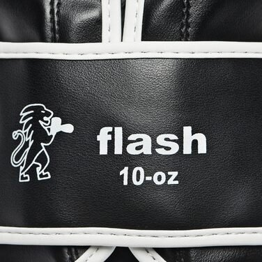 Боксерські рукавички Leone 1947 Flash - чорні, унісекс, 14 oz