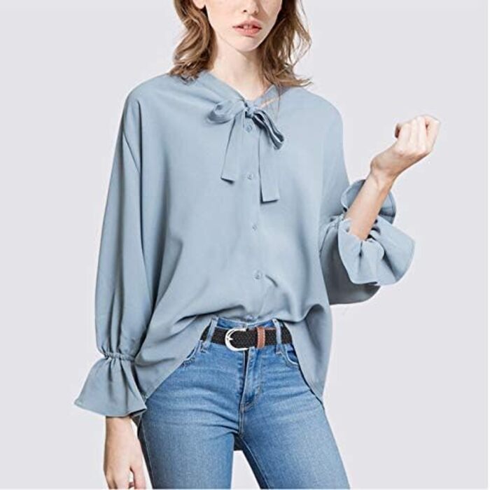 Еластичний жіночий/дівчачий ремінь 2.5 см, плетений, для джинсів та суконь, 2 шт. (Чорний/Сірий) M/91/96 см