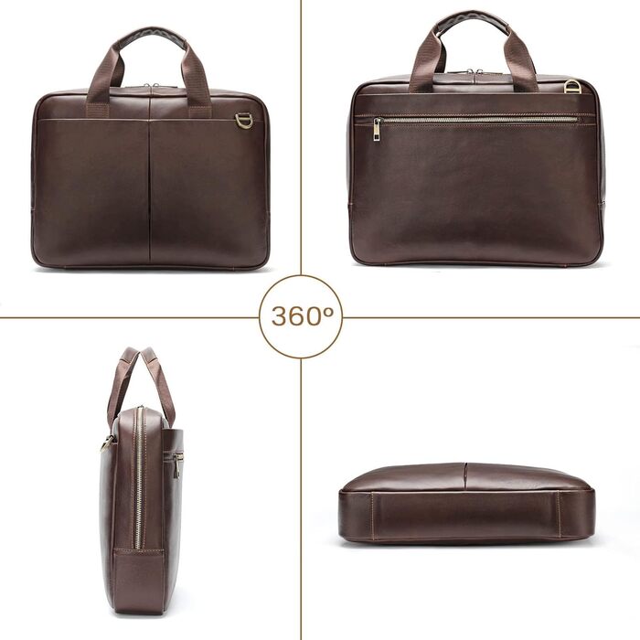 Сумка для ноутбука VINBAGGE Business A-braun 14