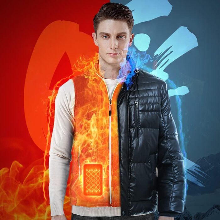 Електрична гріюча жилетка для жінок та чоловіків, тепла жилетка з флісу, USB, для піших прогулянок, велоспорту, полювання, XL